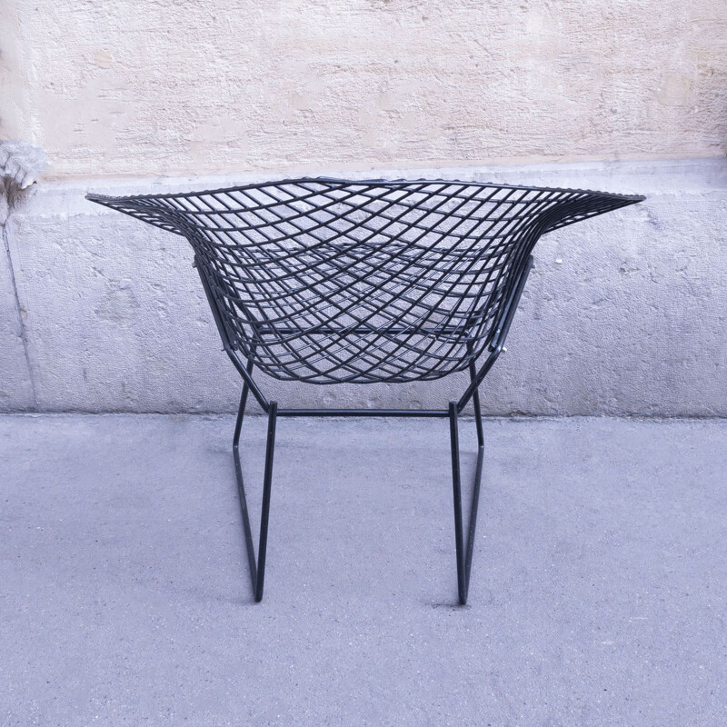 Black Diamond vintage armchair by Harry Bertoia for Knoll, 1970