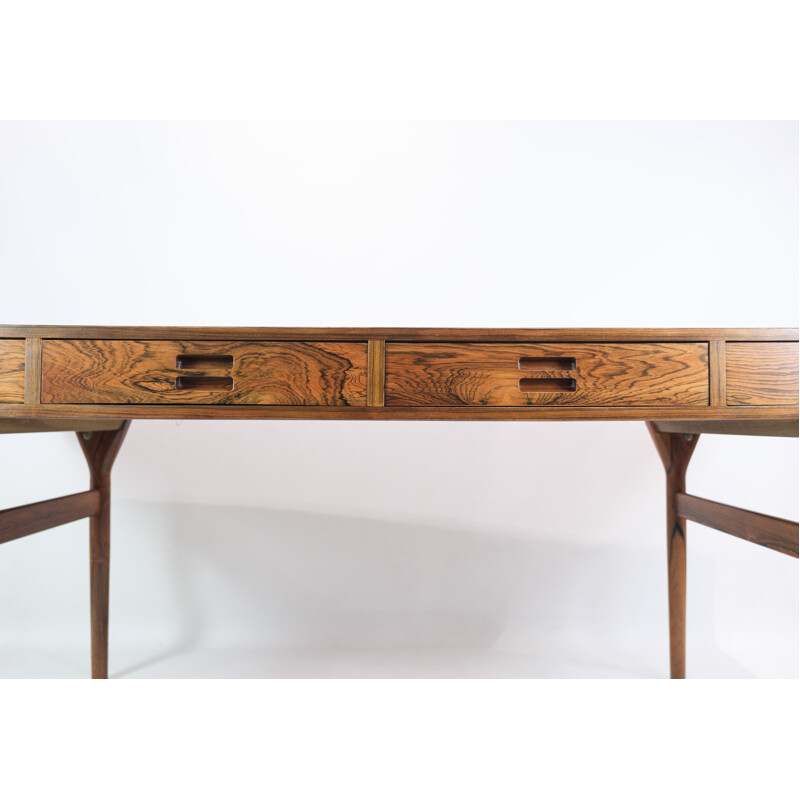 Vintage rosewood desk by Nanna Ditzel for Søren Willadsen, 1958