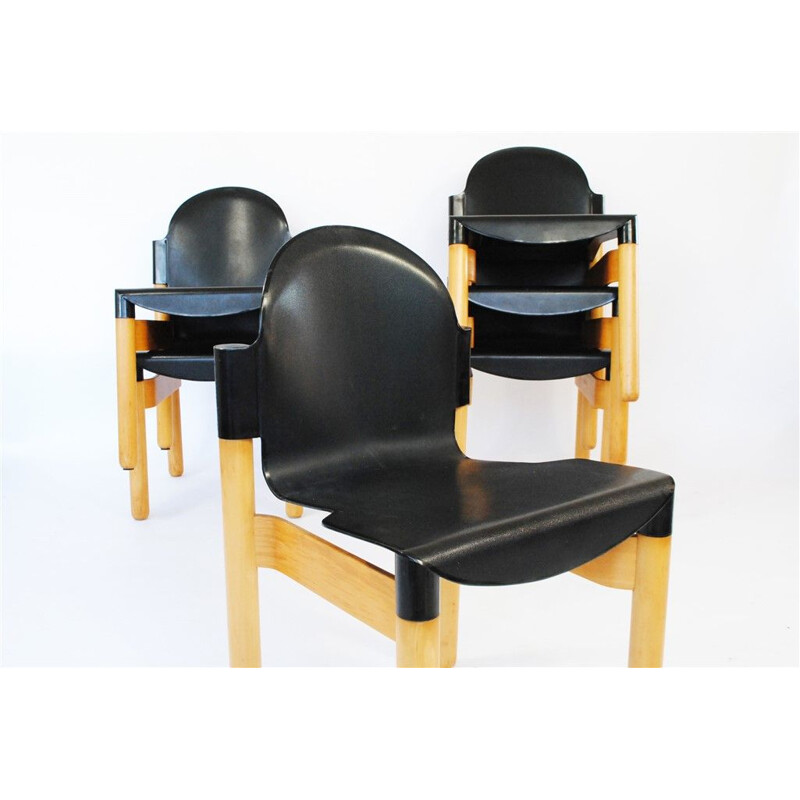 Set di 6 sedie vintage "Flex" di Gerd Lange per Thonet, 1970