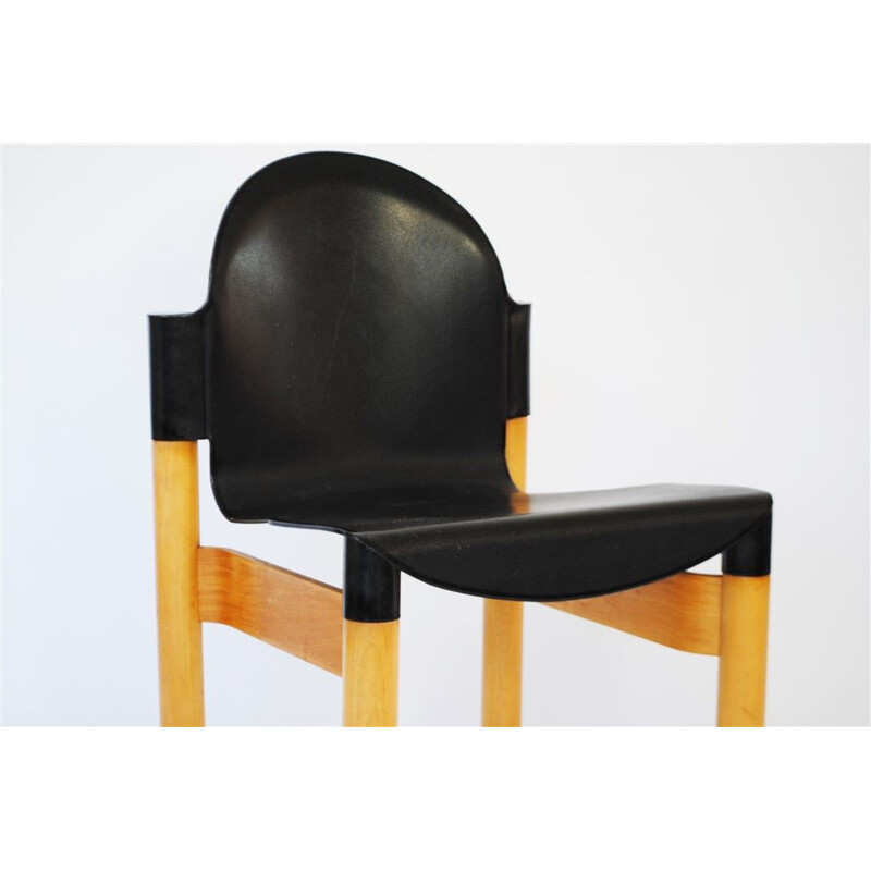 Set van 6 vintage "Flex" stoelen van Gerd Lange voor Thonet, 1970