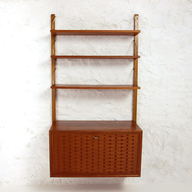 Cado Royal System in teak and brass, Poul CADOVIUS - 1960s