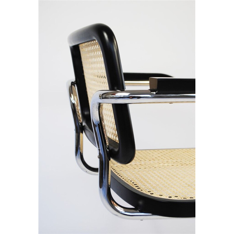 Set of 6 vintage "Cesca" chairs by Marcel Breuer