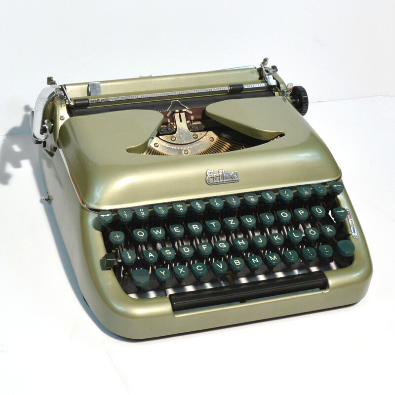 Machine à écrire vintage modèle 10 par Erika, Allemagne 1954