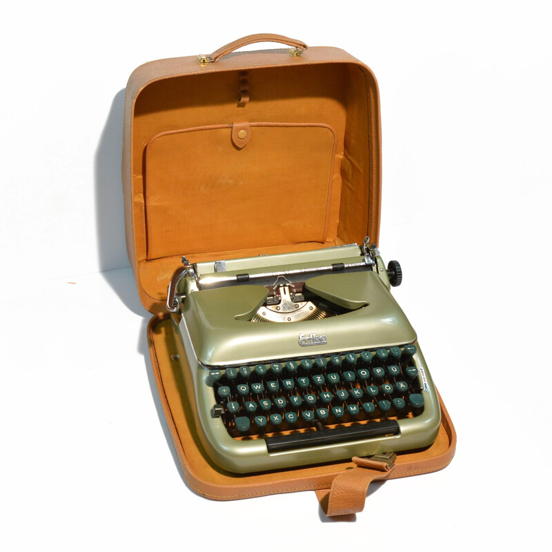 Machine à écrire vintage modèle 10 par Erika, Allemagne 1950