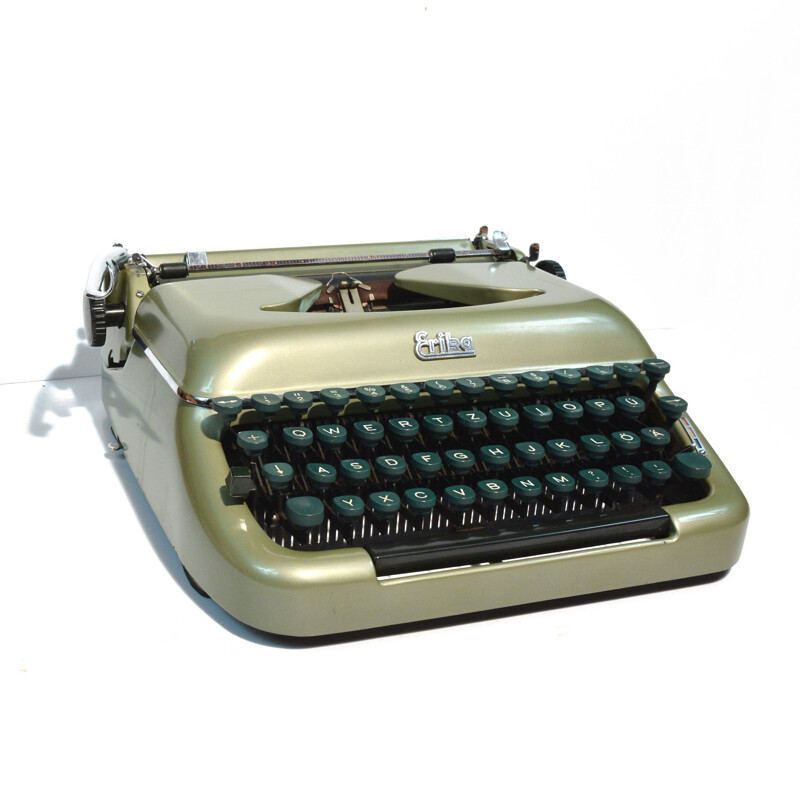 Vintage typemachine model 10 van Erika, Duitsland 1950