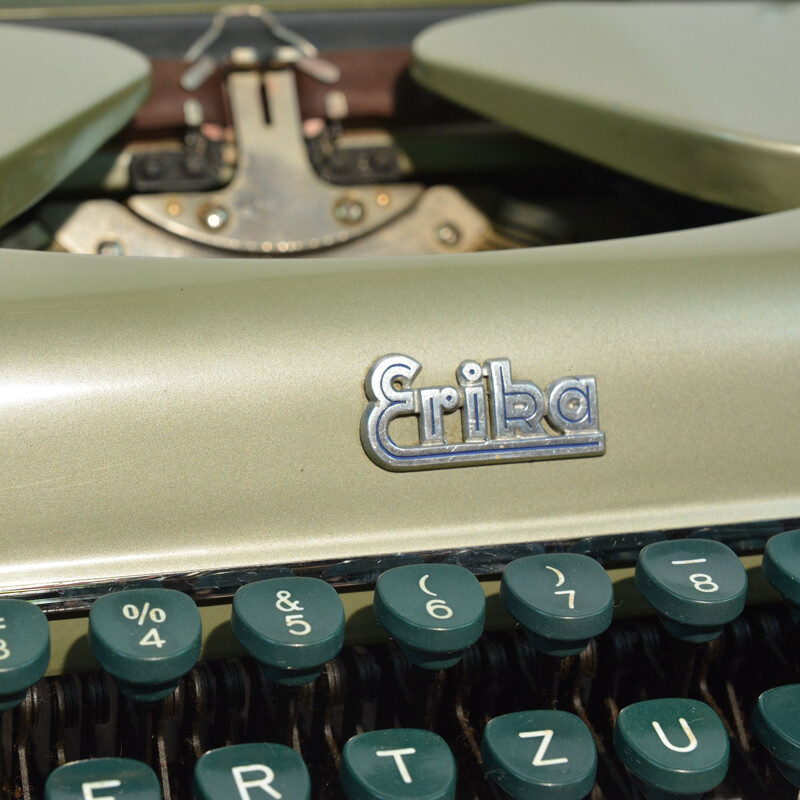 Máquina de escribir vintage modelo 10 de Erika, Alemania 1950