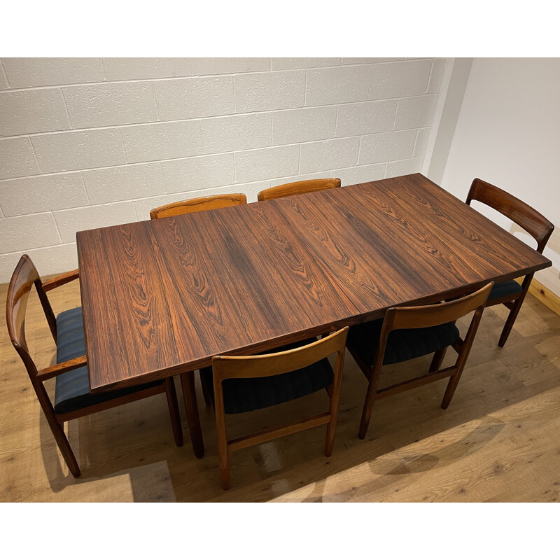 Mid-century rosewood extendable dining table by John Herbert for A. Younger Ltd, 1960s