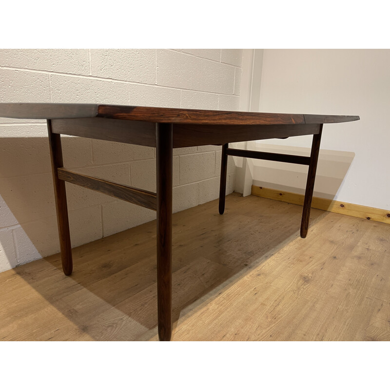 Mid-century rosewood extendable dining table by John Herbert for A. Younger Ltd, 1960s