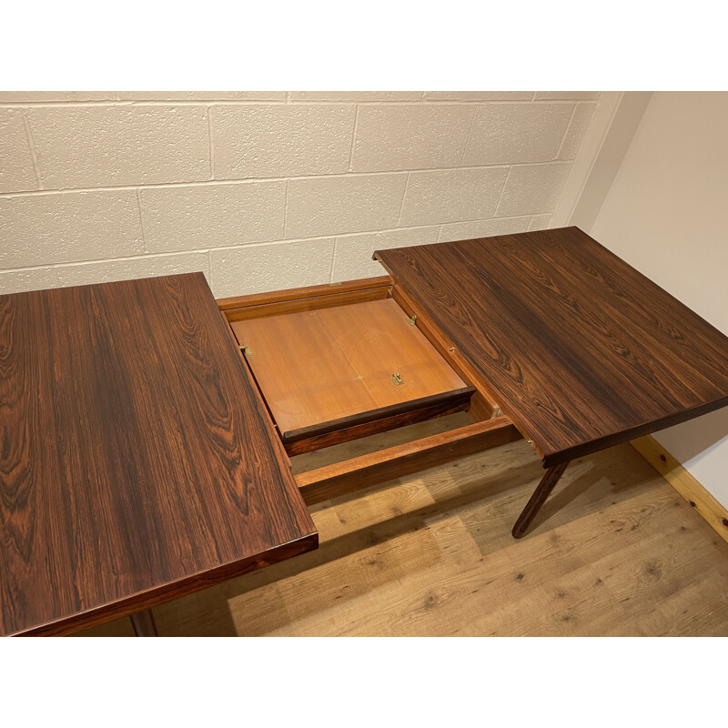 Mid-century rosewood extendable dining table by John Herbert for A. Younger Ltd, 1960s