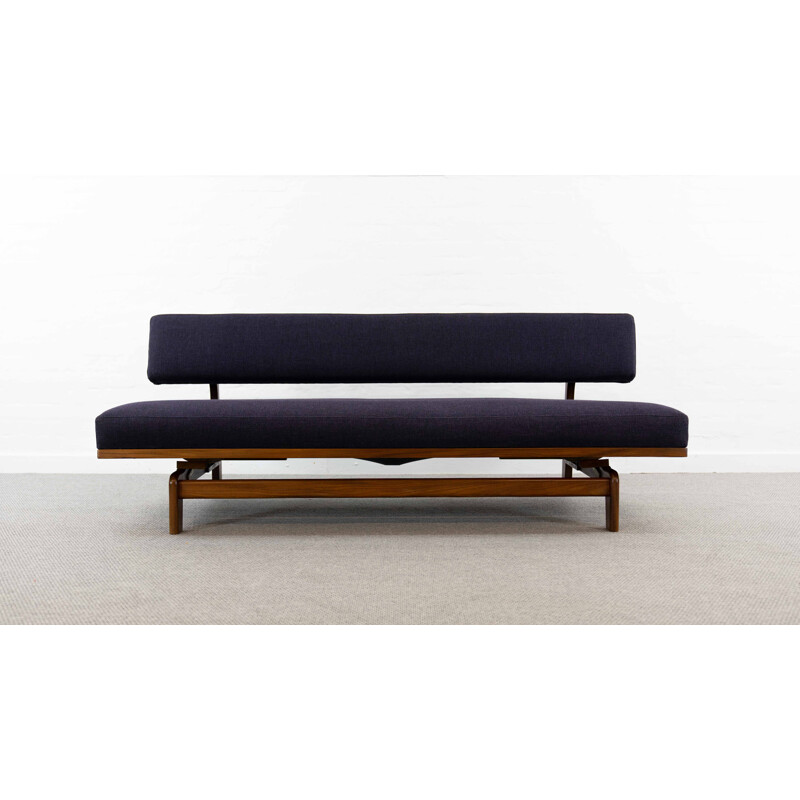 Vintage sofa in teak by Hans Bellmann for Wilkhahn, 1950s