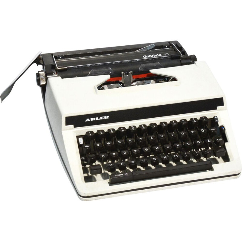 Máquina de escribir vintage de Adler Gabriele 10, Japón 1980