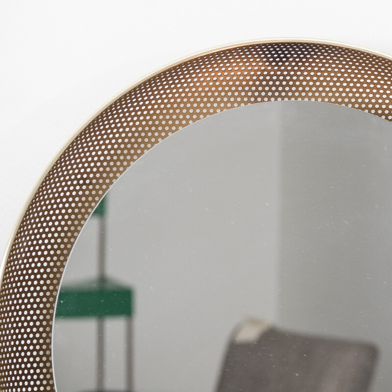 Dutch illuminated Artimeta mirror in metal, Mathieu MATÉGOT - 1950s