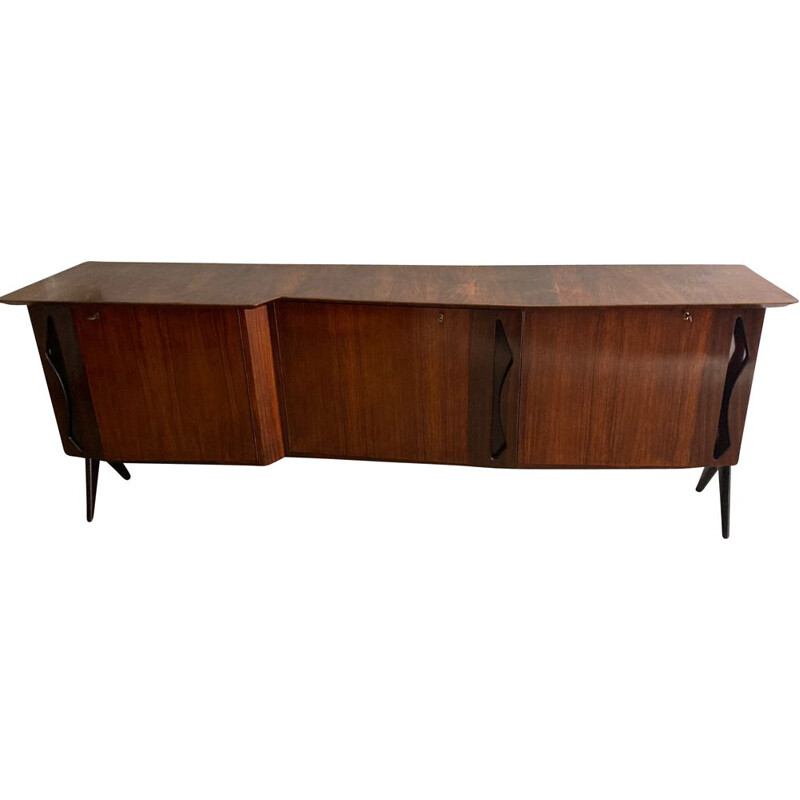 Vintage rosewood sideboard by Ico Parisi for Roberta Lietti, 1950s