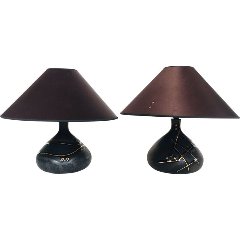 paire de lampes de table - italiennes