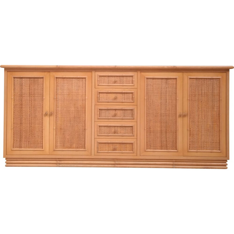 Italienische Vintage Enfilade aus Holz, 1970