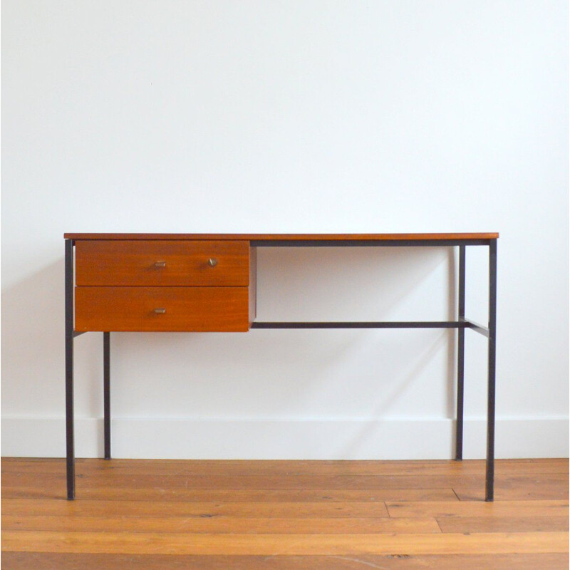 Vintage desk by Pierre Guariche for Meurop, Belgium 1960s