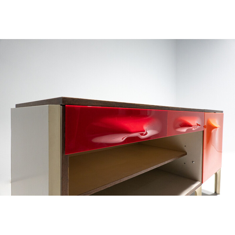 Mid-century desk with sliding top by Raymond Loewy, 1960s