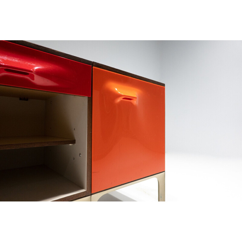 Mid-century desk with sliding top by Raymond Loewy, 1960s