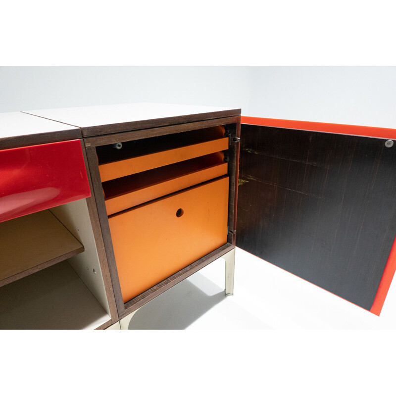 Mid-century desk with sliding top by Raymond Loewy, 1960s