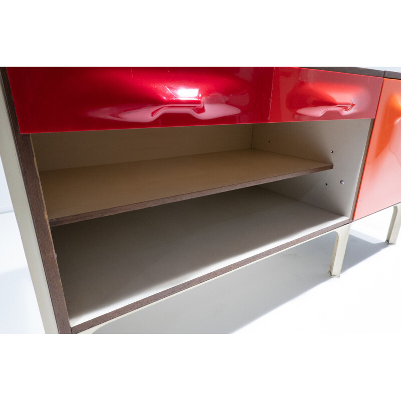 Mid-century desk with sliding top by Raymond Loewy, 1960s