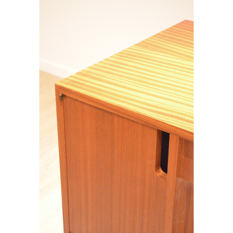 "Multitable" desk in mahogany, Jacques HITIER - 1950s