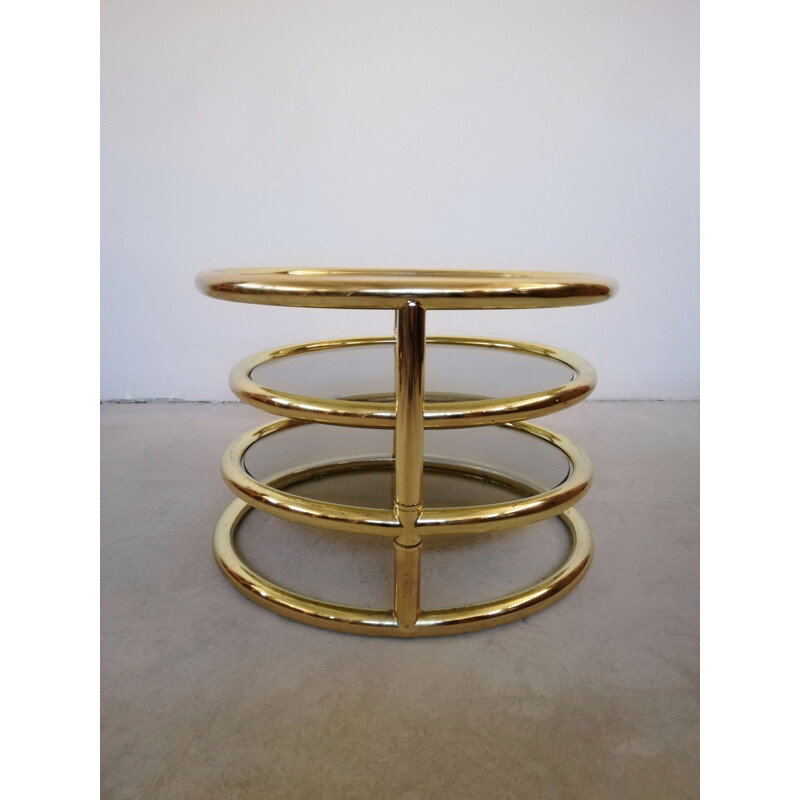 Vintage brass coffee table by Milo Baughman, 1970