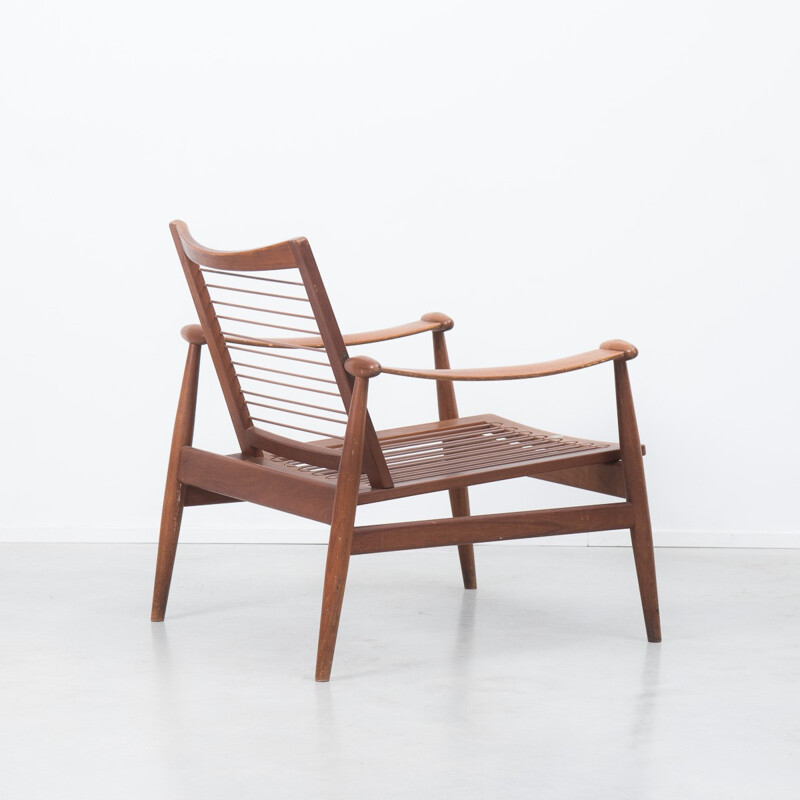 Danish France & Sons "Spade" armchair in teak, Finn JUHL - 1950s