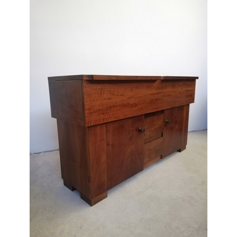 Vintage wooden sideboard by Giovanni Michelucci for Poltronova, Italy 1900