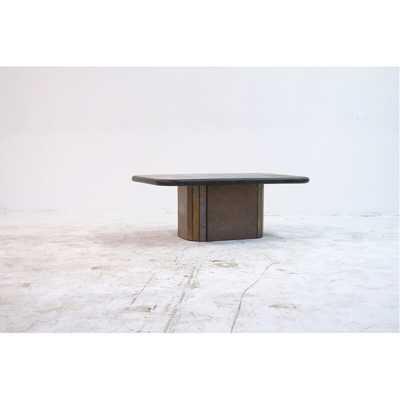 Vintage coffee table by Paul Kingma, 1980