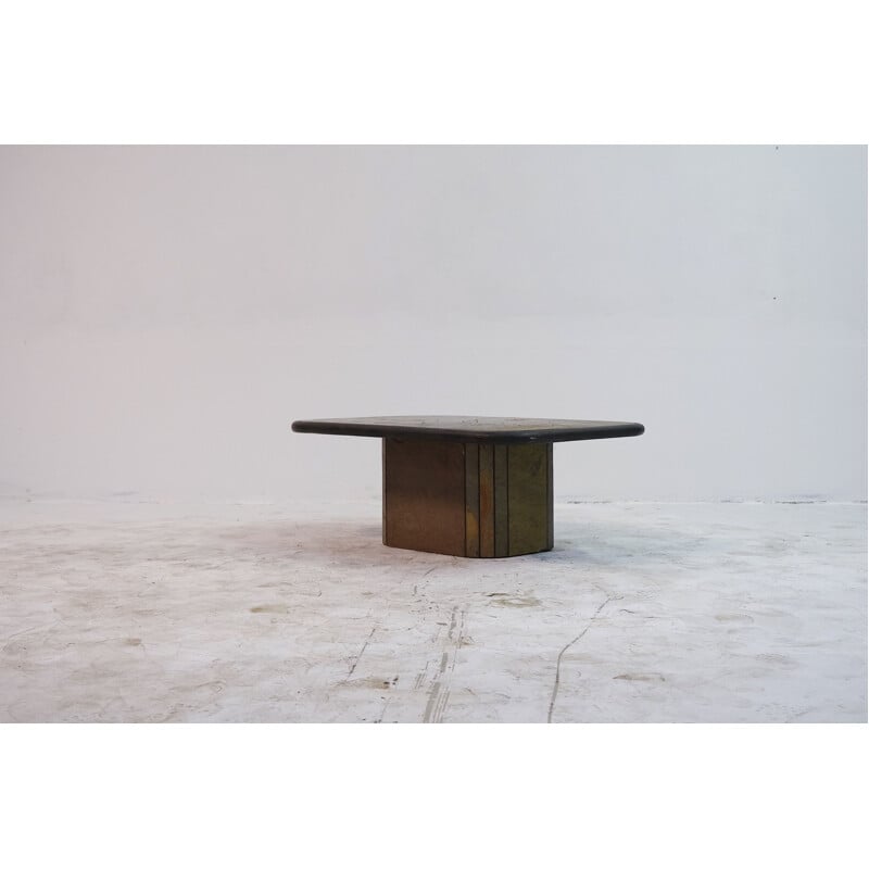 Vintage coffee table by Paul Kingma, 1980