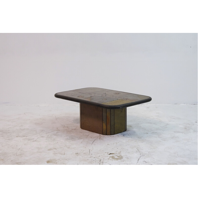 Vintage coffee table by Paul Kingma, 1980