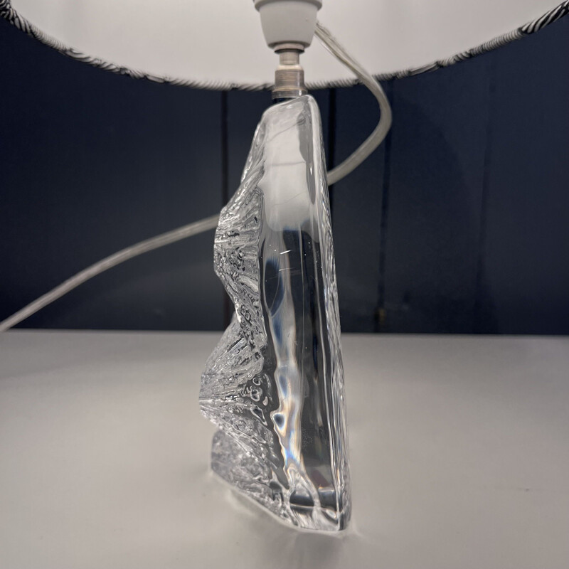 Lampe vintage Daum en cristal dôme, 1970