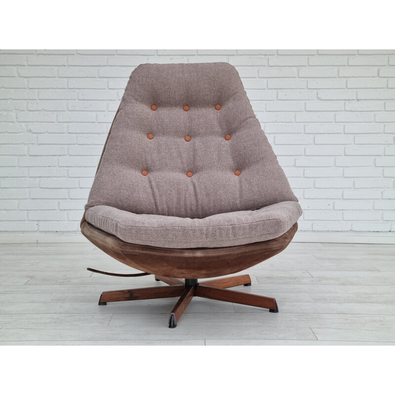 Cadeira de braços dinamarquesa Vintage modelo Ms 68 da Madsen