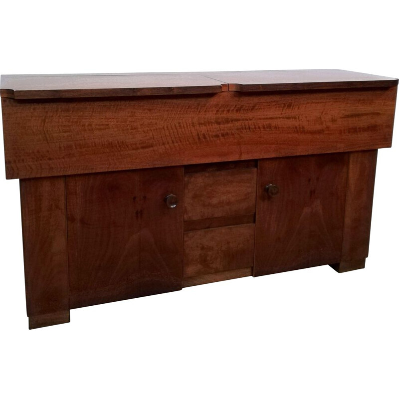Vintage wooden sideboard by Giovanni Michelucci for Poltronova, Italy 1900