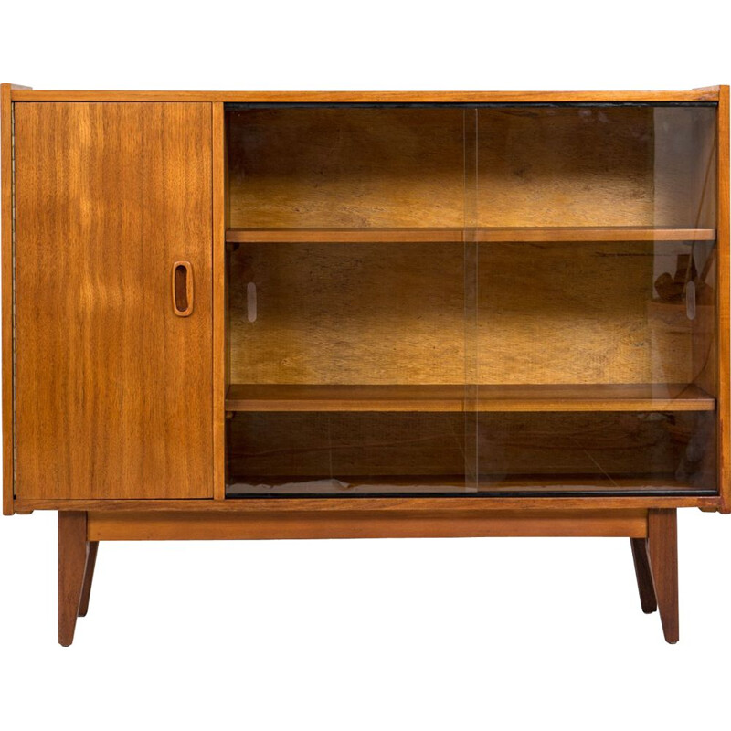 Mid century teak display cabinet, UK 1960s