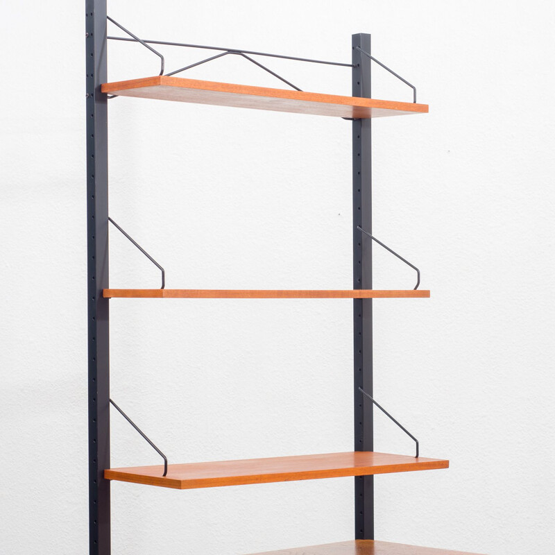 Danish teak shelves and desk-system by Poul Cadovius for Royal Persienne, 1960s