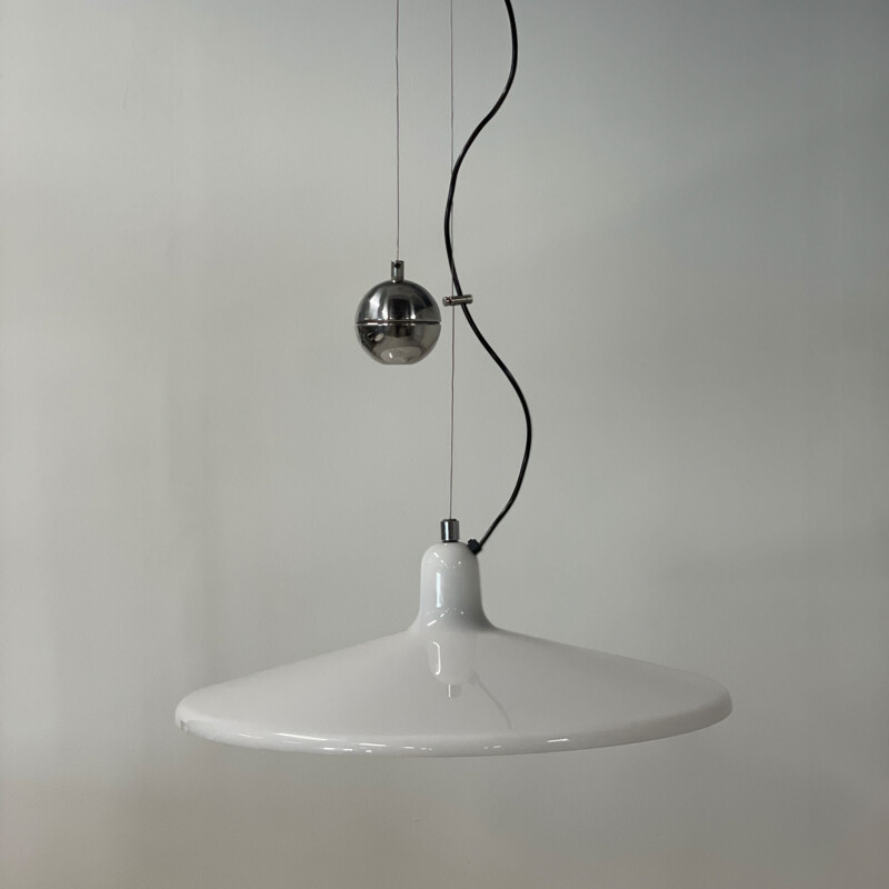Vintage Manta pendant lamp by Franco Bresciani for Guzzini, 1970s