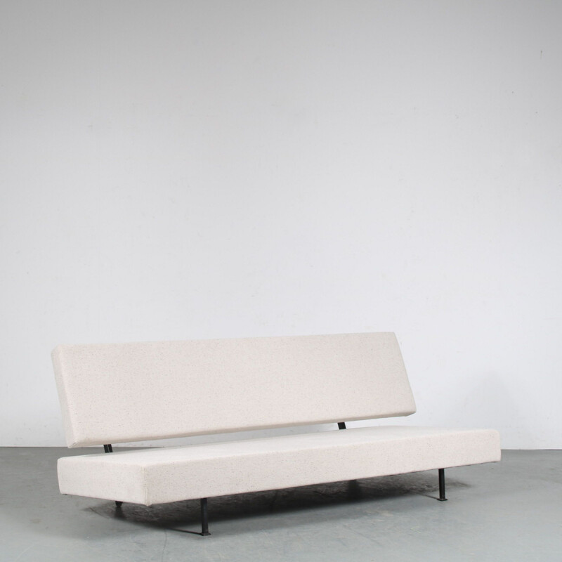 Vintage double bed sleeping bench, Netherlands 1950s