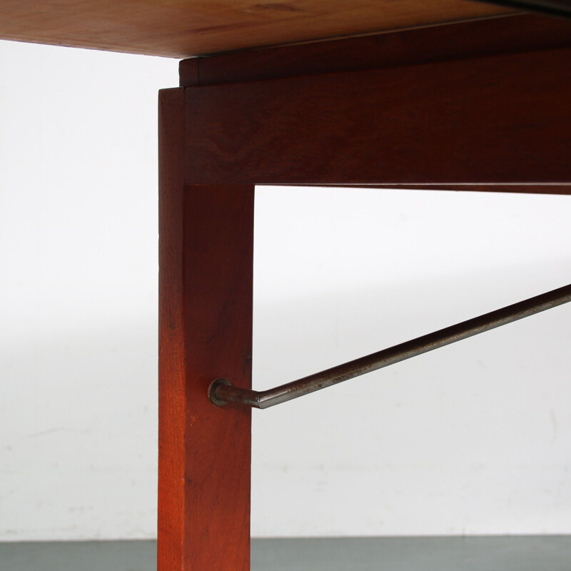 Table extensible vintage par Coen de Vries pour Everest, Pays-Bas 1960