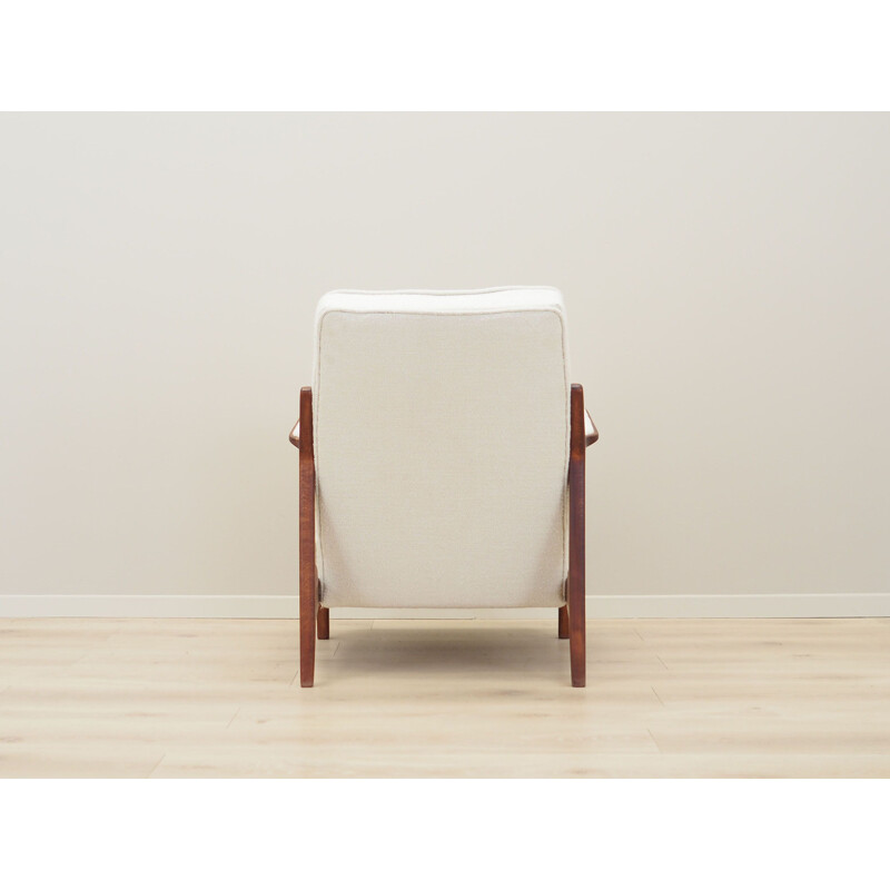 Vintage Scandinavian beechwood armchair by Folke Ohlsson for Dux, 1960s