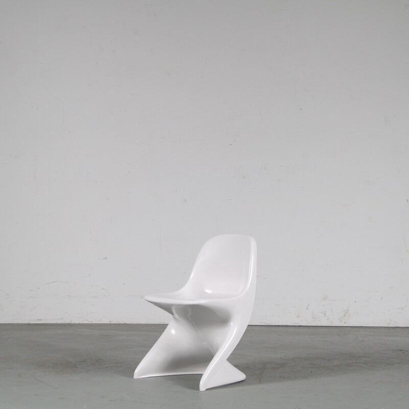 Vintage white "Casalino" children chair by Alexander Begge for Casala, Germany 2000s