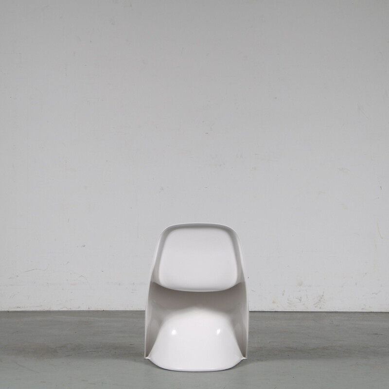 Vintage white "Casalino" children chair by Alexander Begge for Casala, Germany 2000s