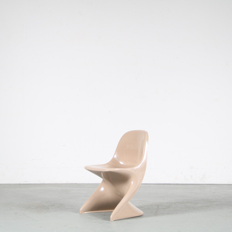 Vintage Mocca "Casalino" children chair by Alexander Begge for Casala, Germany 2000s