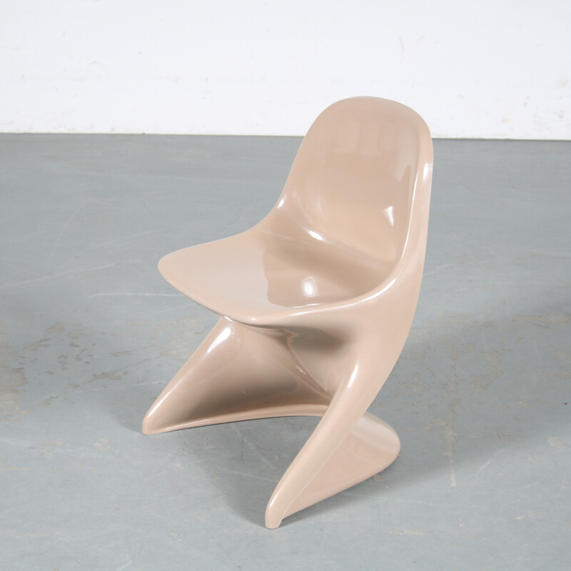 Vintage Mocca "Casalino" children chair by Alexander Begge for Casala, Germany 2000s