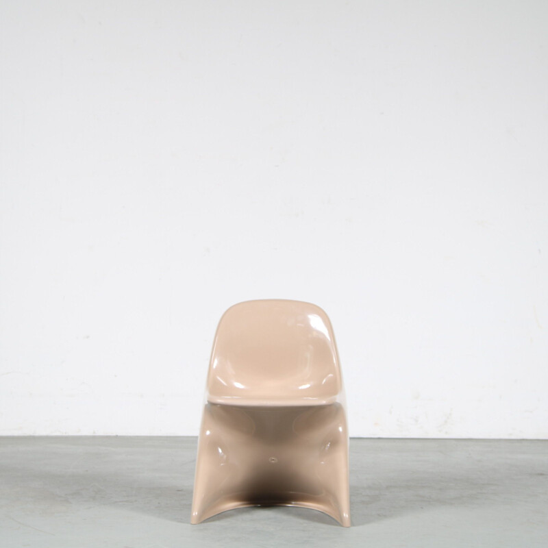 Vintage Mocca "Casalino" children chair by Alexander Begge for Casala, Germany 2000s