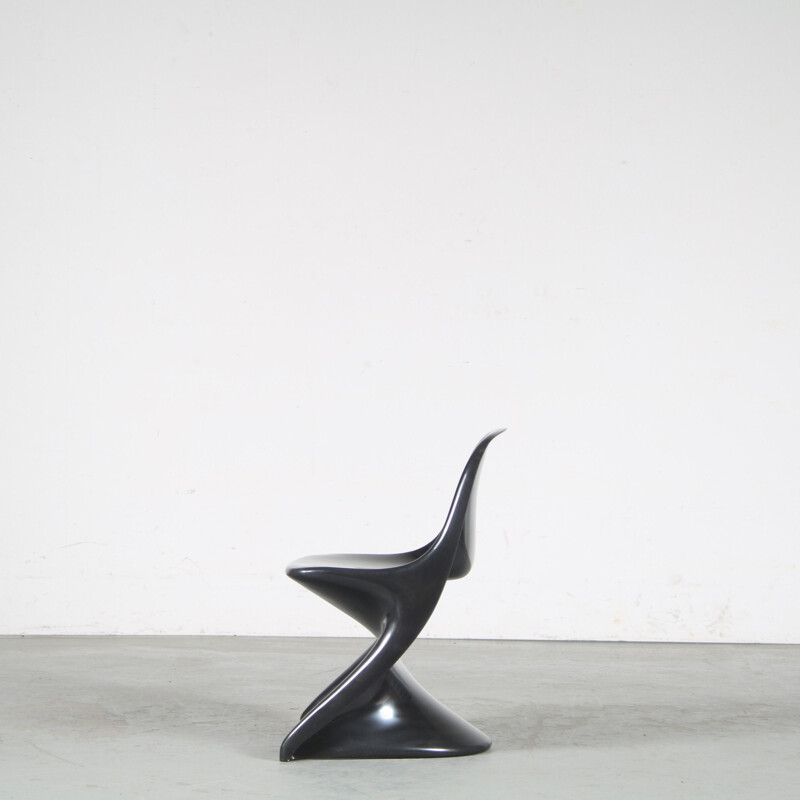 Vintage black "Casalino" children chair by Alexander Begge for Casala, Germany 2000s