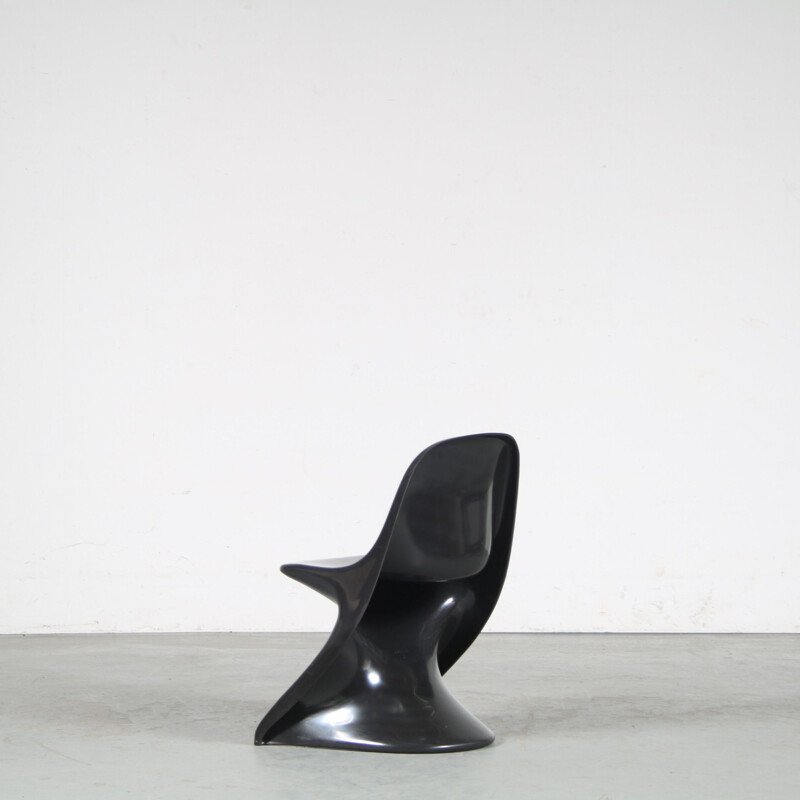 Vintage black "Casalino" children chair by Alexander Begge for Casala, Germany 2000s