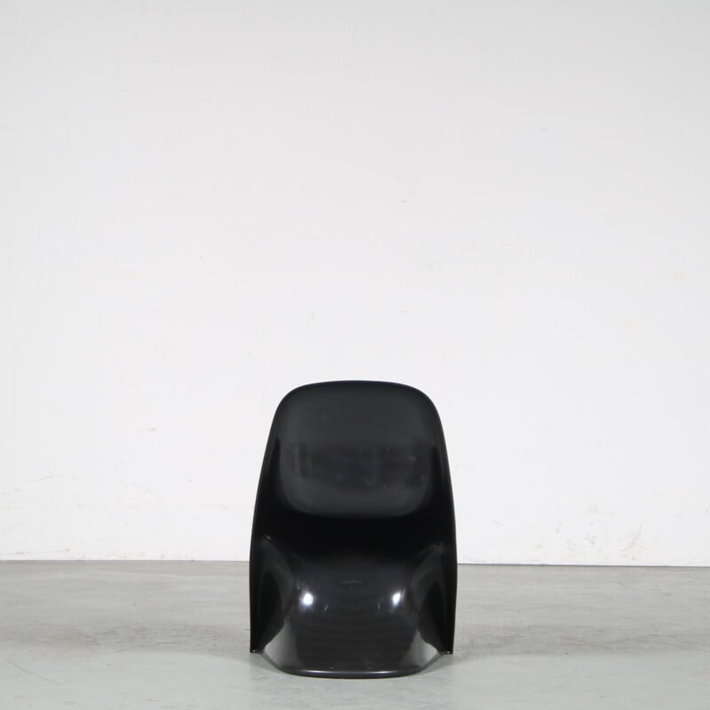 Chaise d'enfant vintage noire "Casalino" par Alexander Begge pour Casala, Allemagne 2000