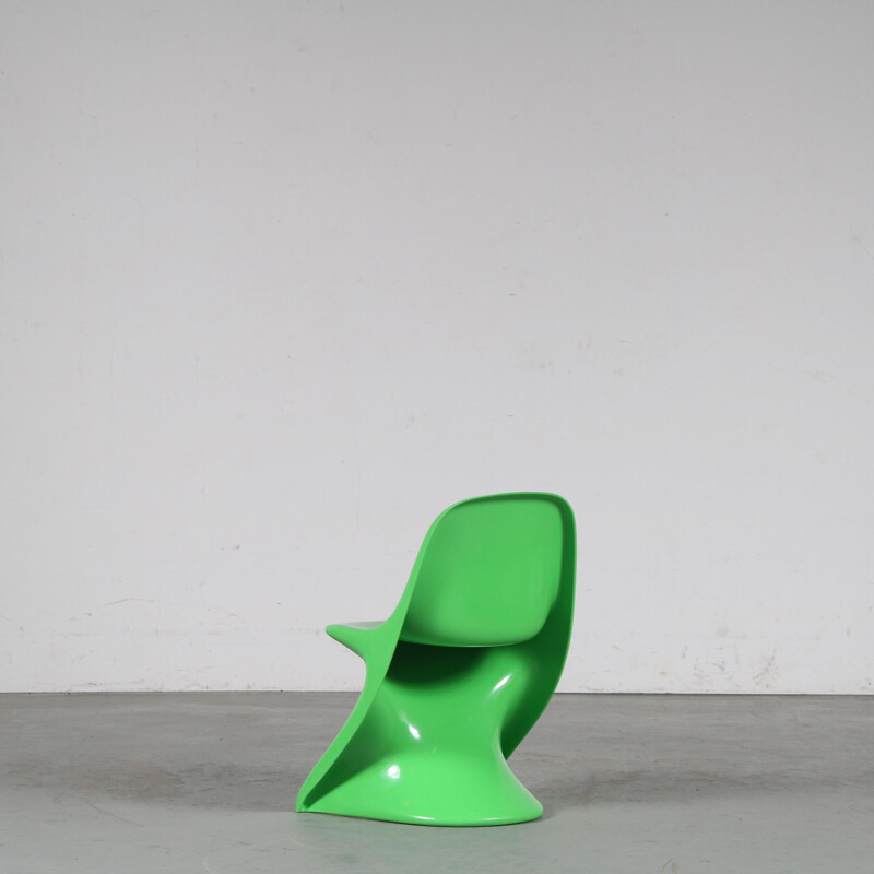 Vintage green "Casalino" children chair by Alexander Begge for Casala, Germany 2000s