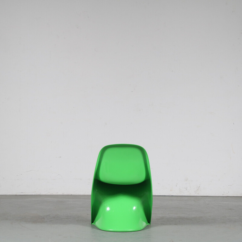 Vintage green "Casalino" children chair by Alexander Begge for Casala, Germany 2000s